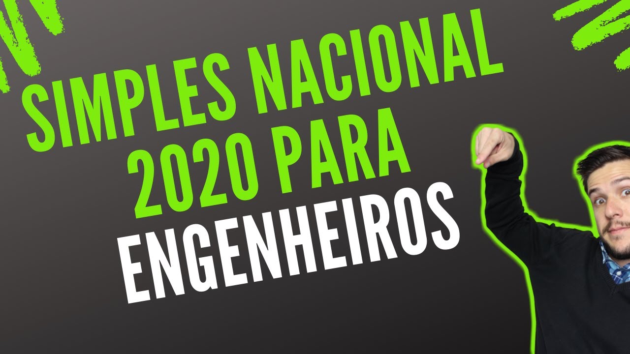 Simples Nacional 2020 Para Engenheiros - Eu Contador Contabilidade Online